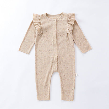 Khaki Long Sleeve Onesie