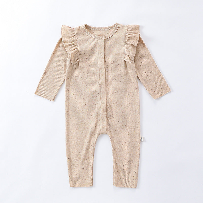 Khaki Long Sleeve Onesie