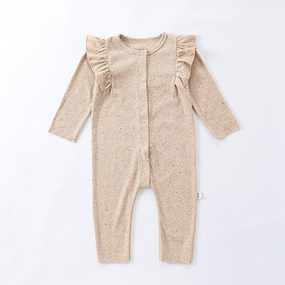 Khaki Long Sleeve Onesie