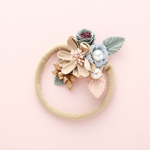 Floral Decoration Elastic Hair Tie