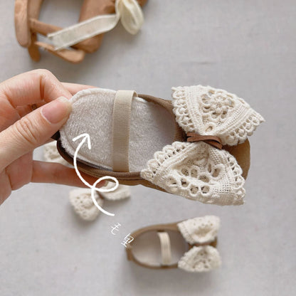Lace Bow Shoes