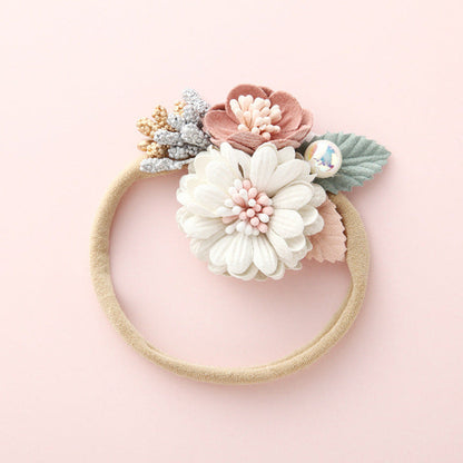 Floral Decoration Elastic Hair Tie