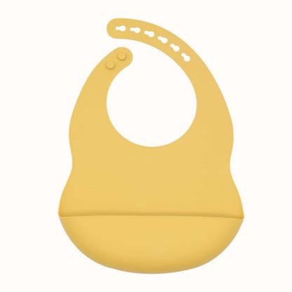 Solid Color Food Grade Silicone Bibs