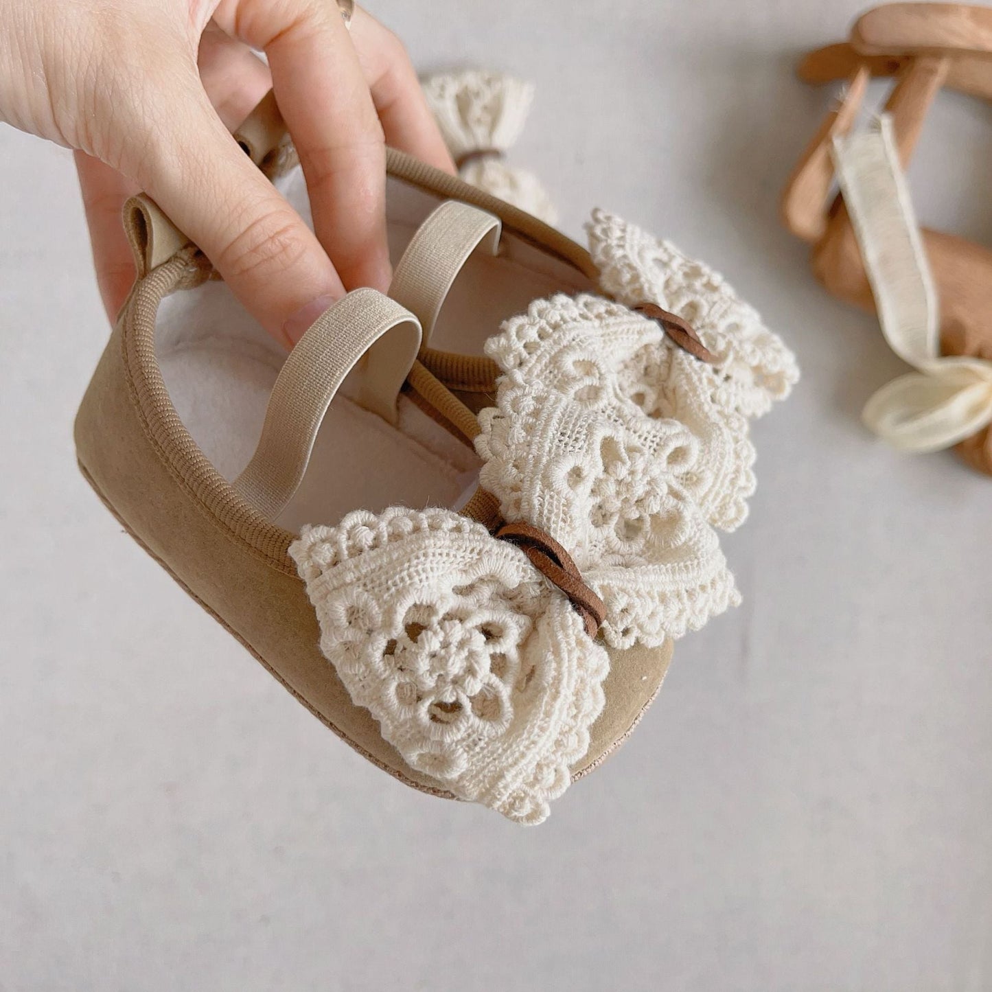 Lace Bow Shoes