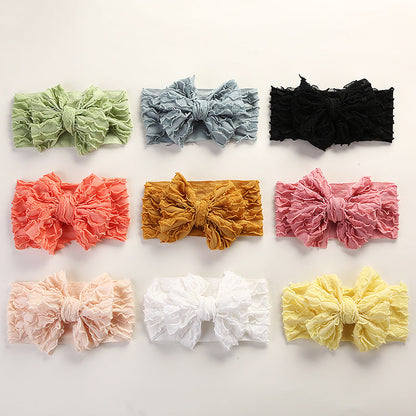 Elastic Handmade Big Bow Headband
