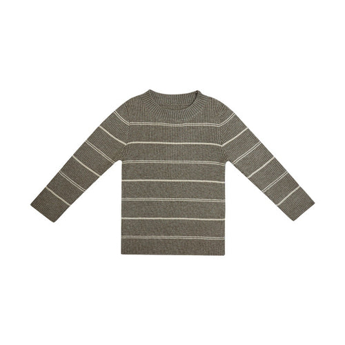 Soft Comfortable Knitted Long Sleeve Striped Top