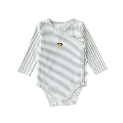Long Sleeve Fruit Pattern Onesie Set