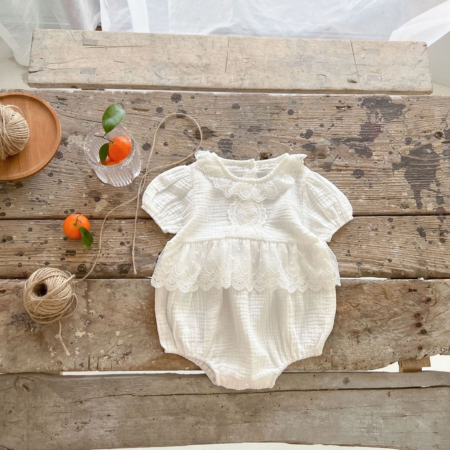 Baby Girls Gauze Skirt Baby Girls Onesie