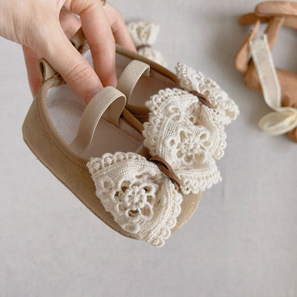 Lace Bow Shoes