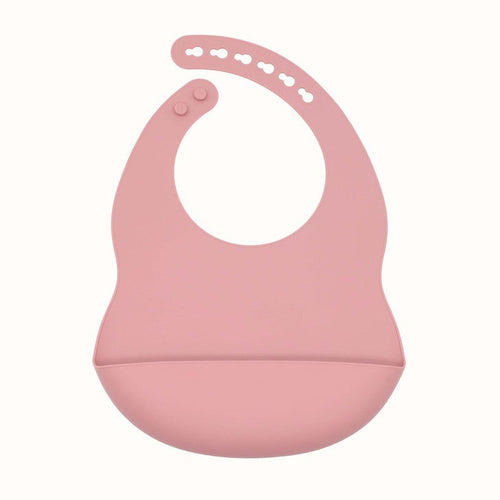Solid Color Food Grade Silicone Bibs
