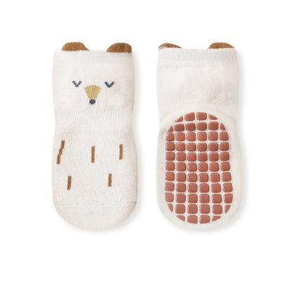 Cartoon Graphic Non-Slip Floor Socks In Autumn