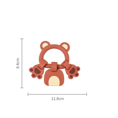 Teddy Bear Silicone Teething Ring