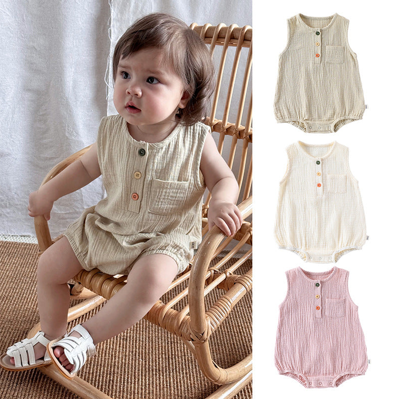 Baby Sleeveless Onesies Bodysuit