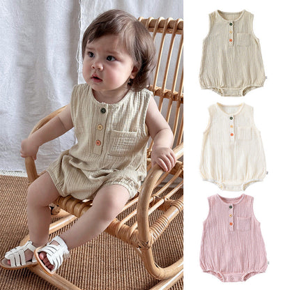Baby Sleeveless Onesies Bodysuit