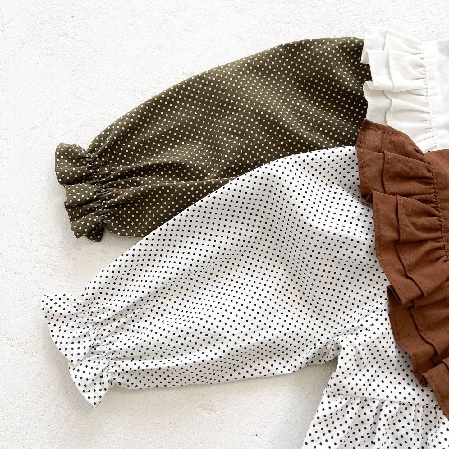 Baby Girl Dot Print Onesie