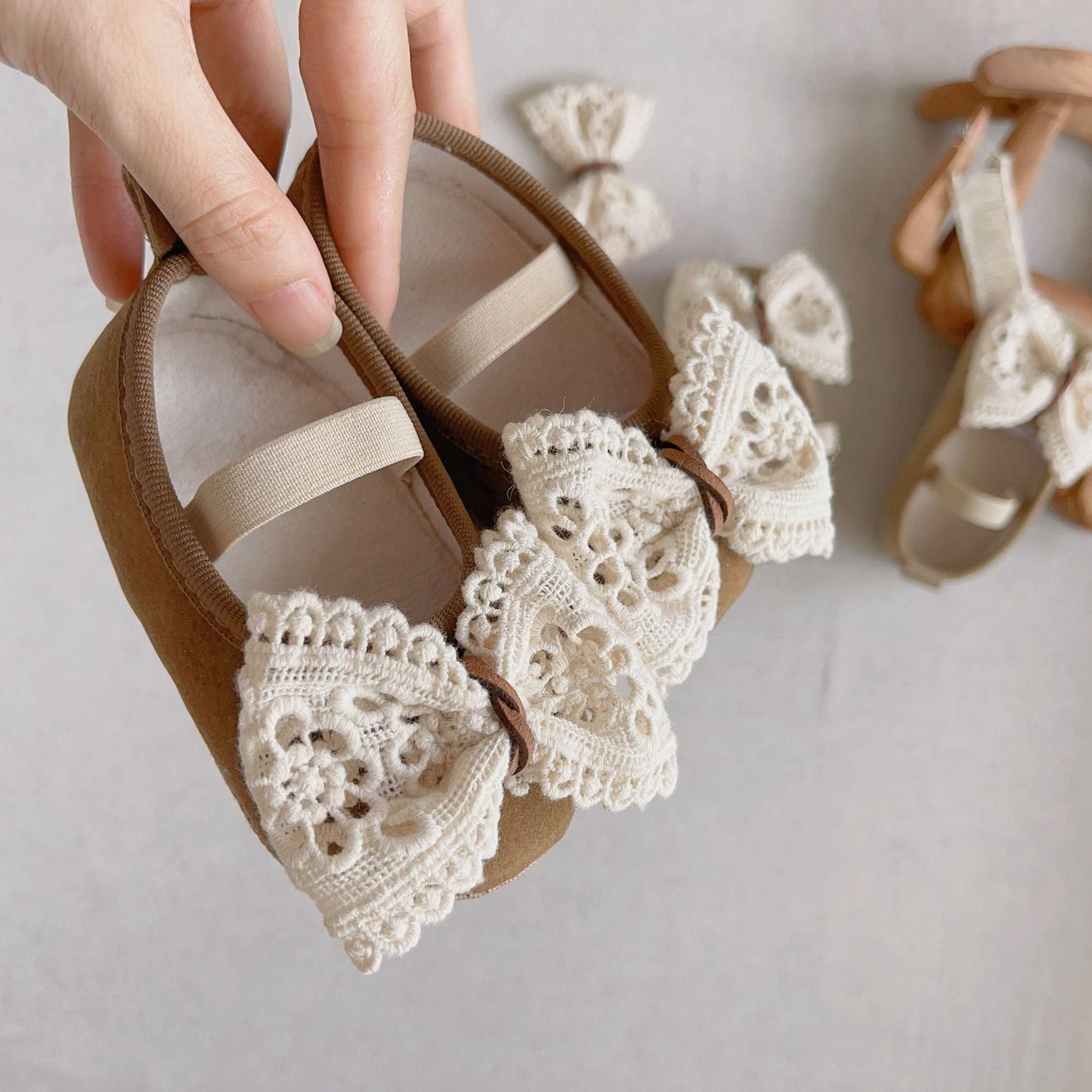 Lace Bow Shoes