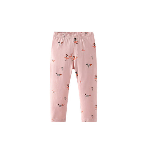 Cartoon Ballet Pattern Pants