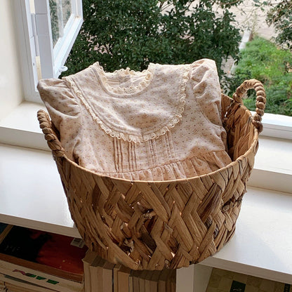 Floral Pattern Long Sleeve Dress