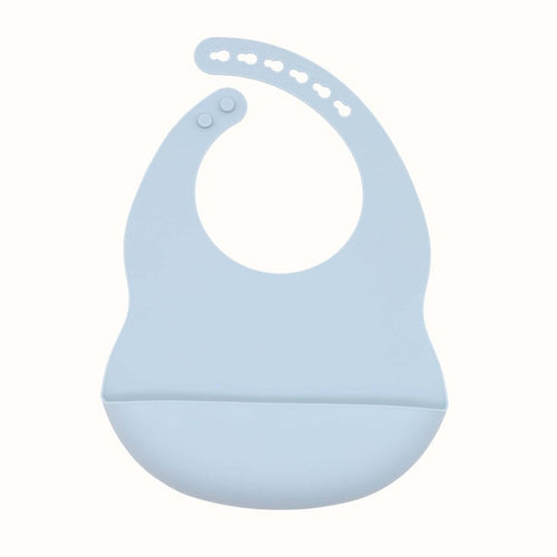 Solid Color Food Grade Silicone Bibs