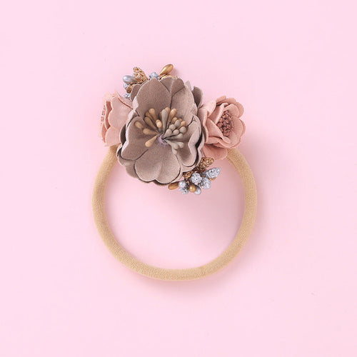 Floral Decoration Elastic Hair Tie