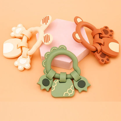 Teddy Bear Silicone Teething Ring