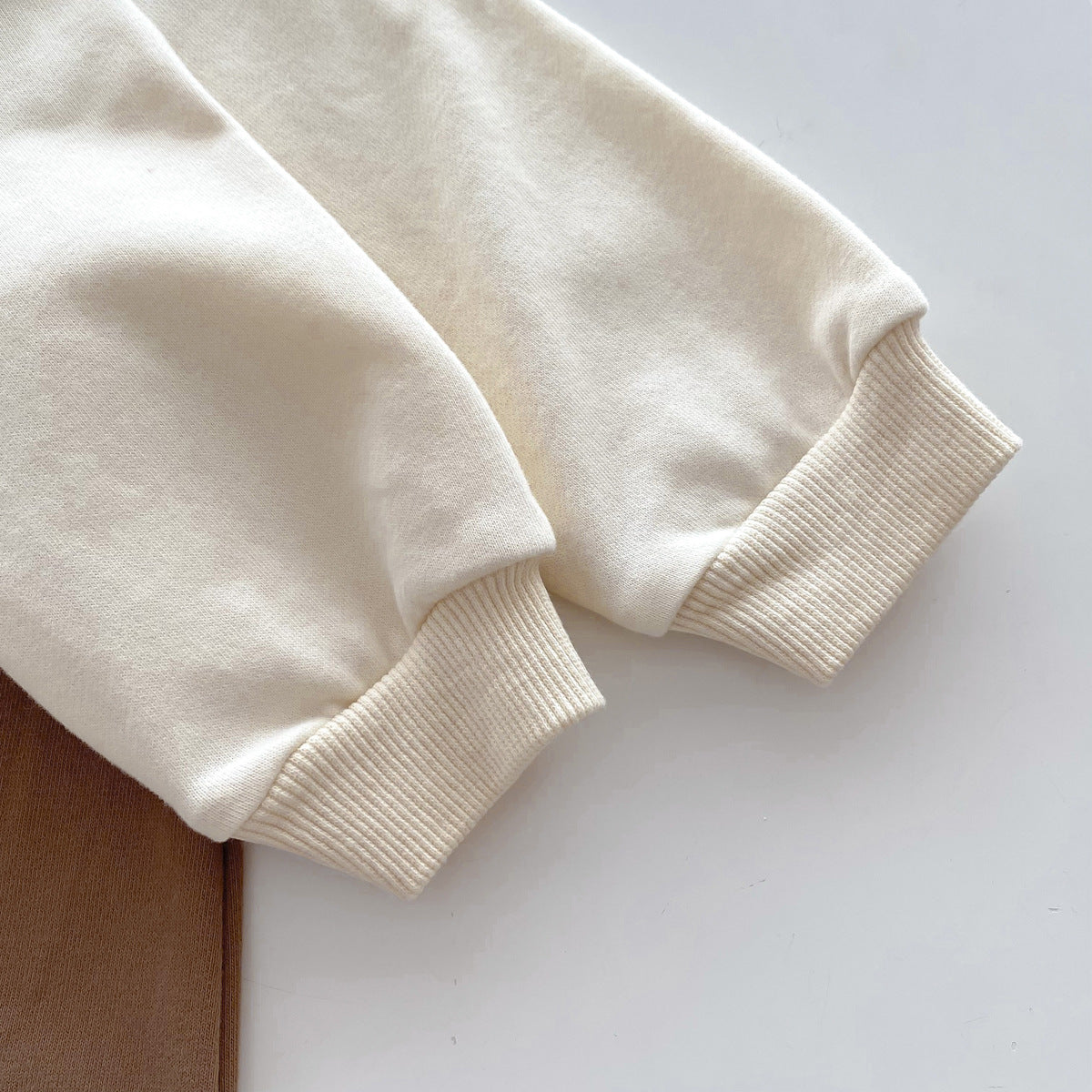 Long Sleeve Teddy Bear Pattern Onesie