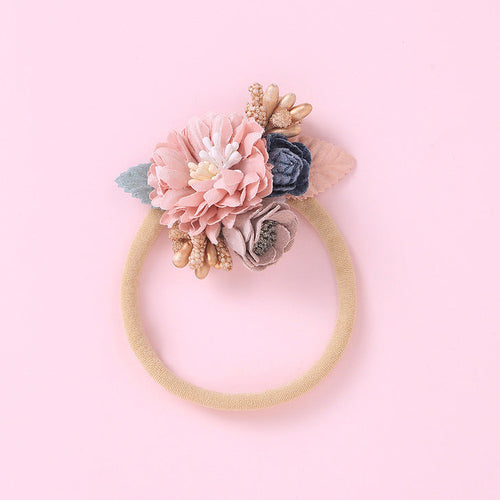 Floral Decoration Elastic Hair Tie