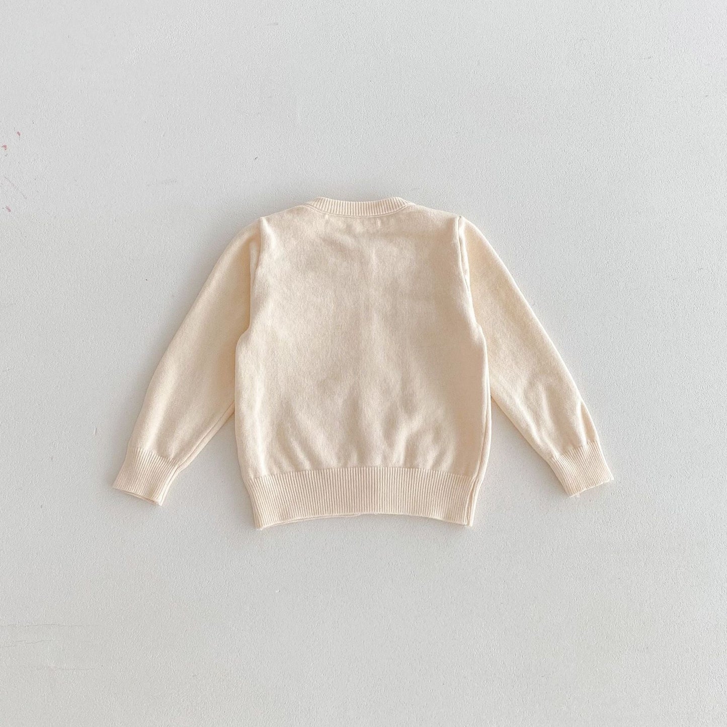 Butterfly-Bows Decorated Long Sleeve Sweater