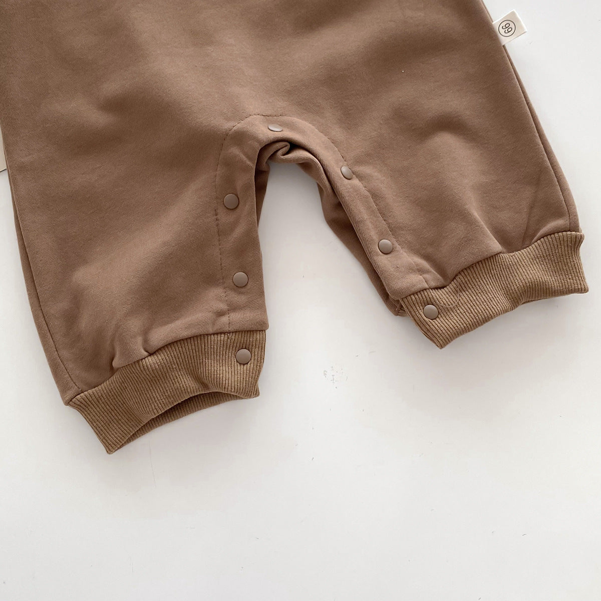 Long Sleeve Teddy Bear Pattern Onesie