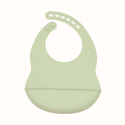 Solid Color Food Grade Silicone Bibs