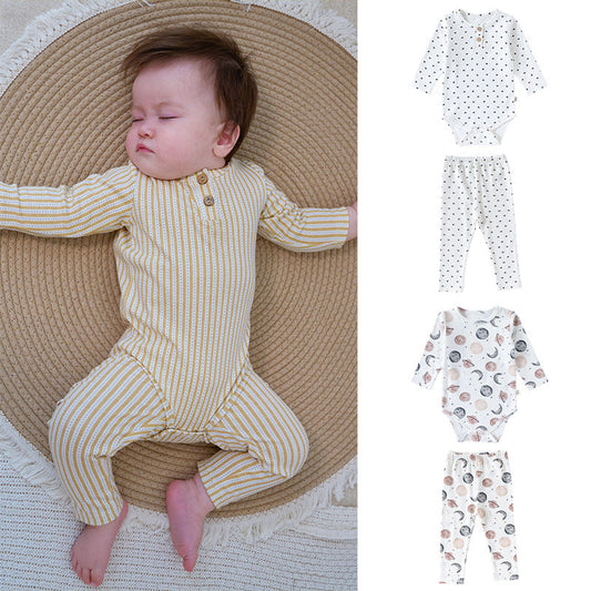 Long Sleeve Crew Neck Sleep & Play Onesie