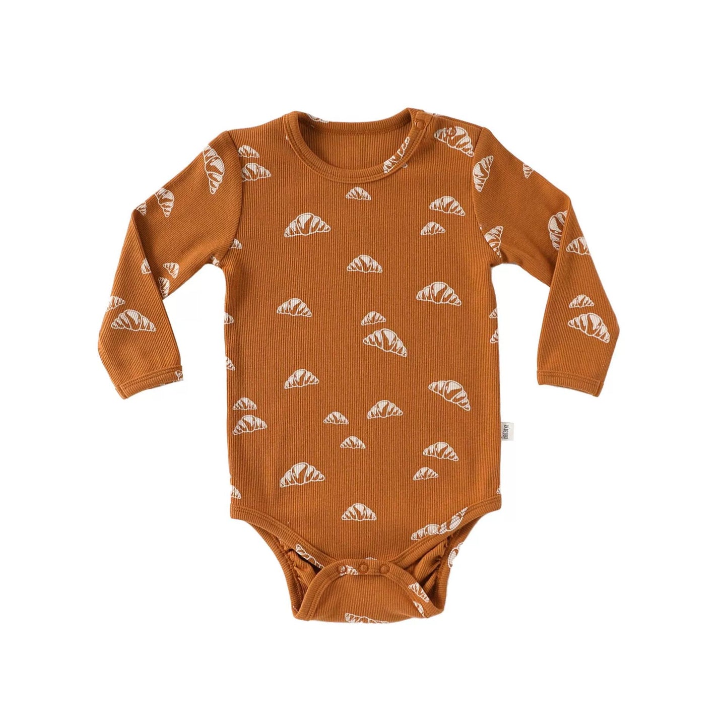 Long Sleeves Geometric Pattern Crew Neck Onesie & Pants