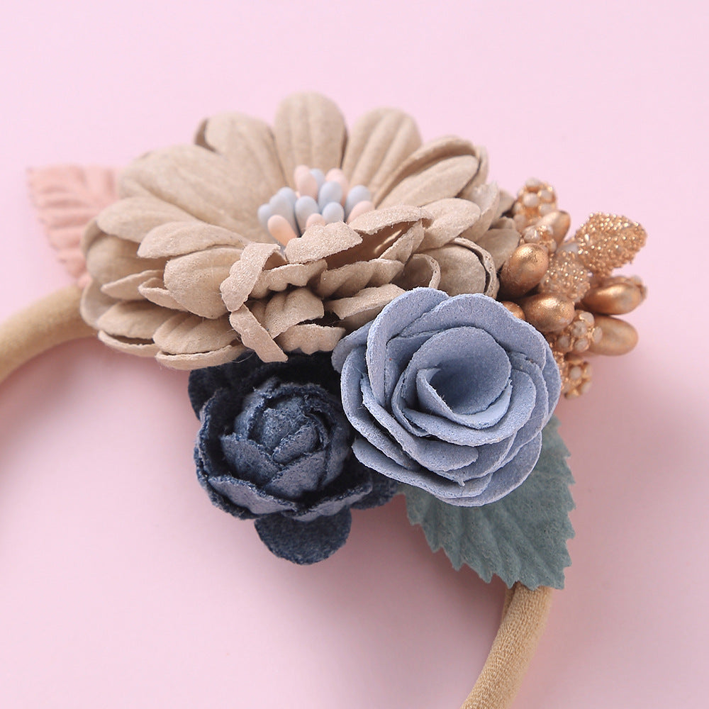 Floral Decoration Elastic Hair Tie
