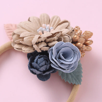 Floral Decoration Elastic Hair Tie