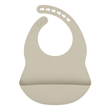 Solid Color Food Grade Silicone Bibs