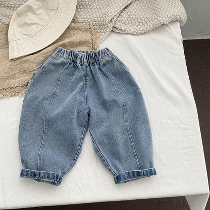 Light Blue Loose Vintage Denim Pants