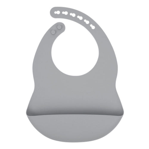 Solid Color Food Grade Silicone Bibs