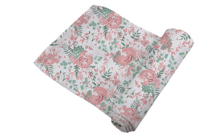 Desert Rose Cotton Muslin Swaddle